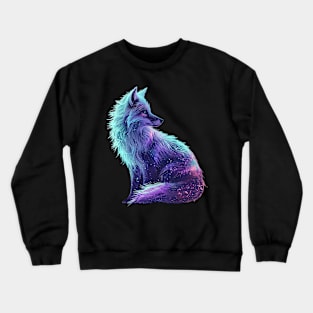 galaxy fox Crewneck Sweatshirt